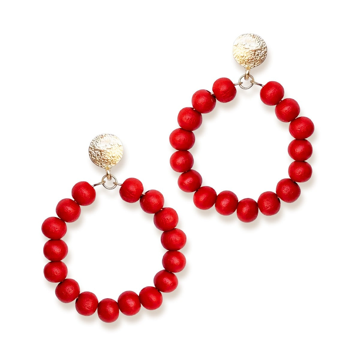 Red Nora Earrings