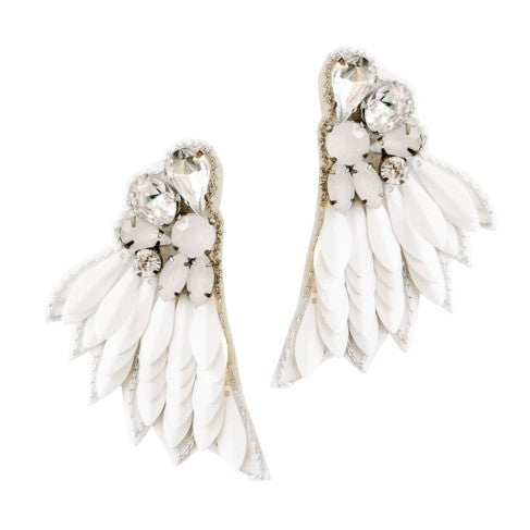 White Wild & Free Earrings