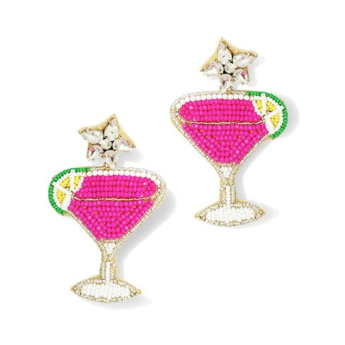 Here Drinky, Drinky Earrings