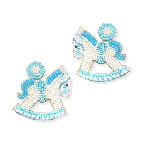 Blue Rockabye Baby Earrings