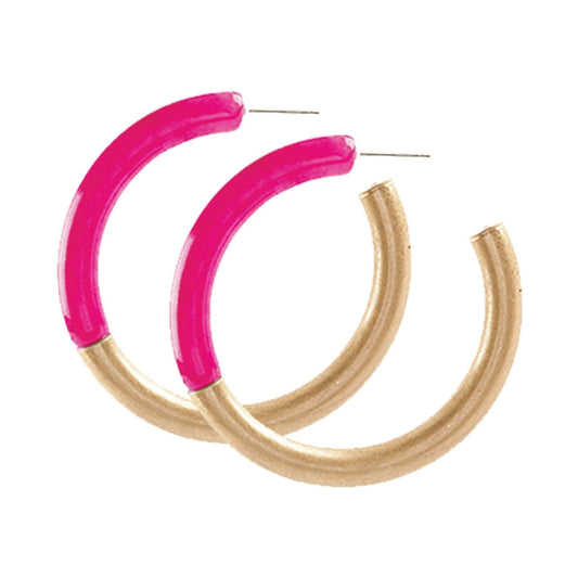 Hot Pink Alyssa Earrings