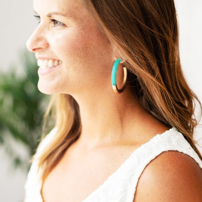 Mint Alyssa Earrings