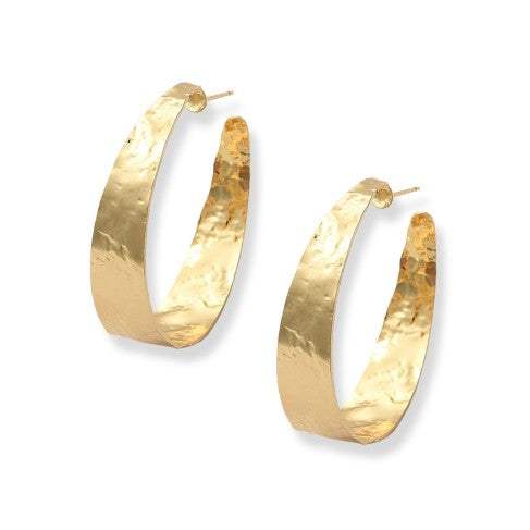 Gold Laura Hoop Earrings