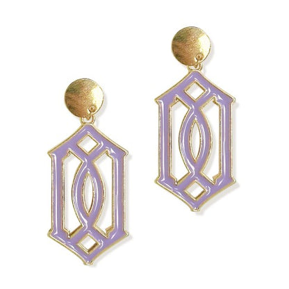 Lilac Trellis Earrings