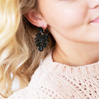 Black Showstopper Earrings