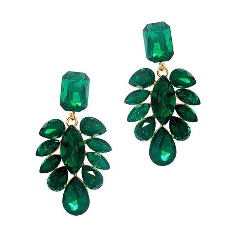 Green Showstopper Earrings