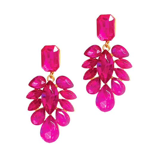 Hot Pink Showstopper Earrings