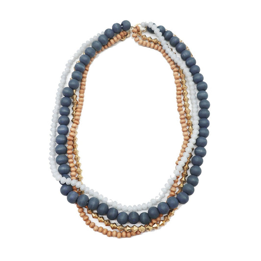 Navy Hazel Necklace