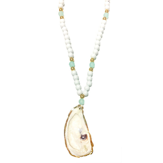 Seafoam Oyster Necklace