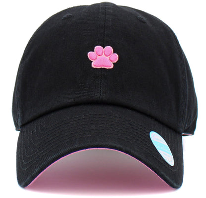 Paw Print Embroidery Hat Baseball Cap