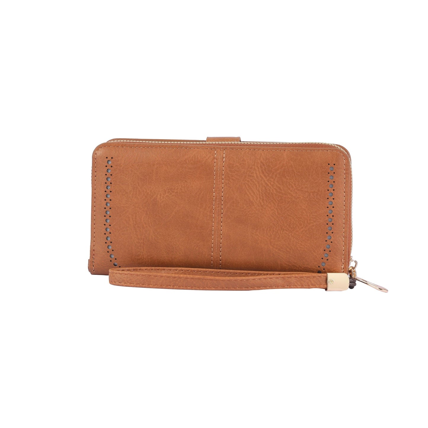 Rachel Vegan Leather Laser Cut Out Detail Wallet/Wristlet