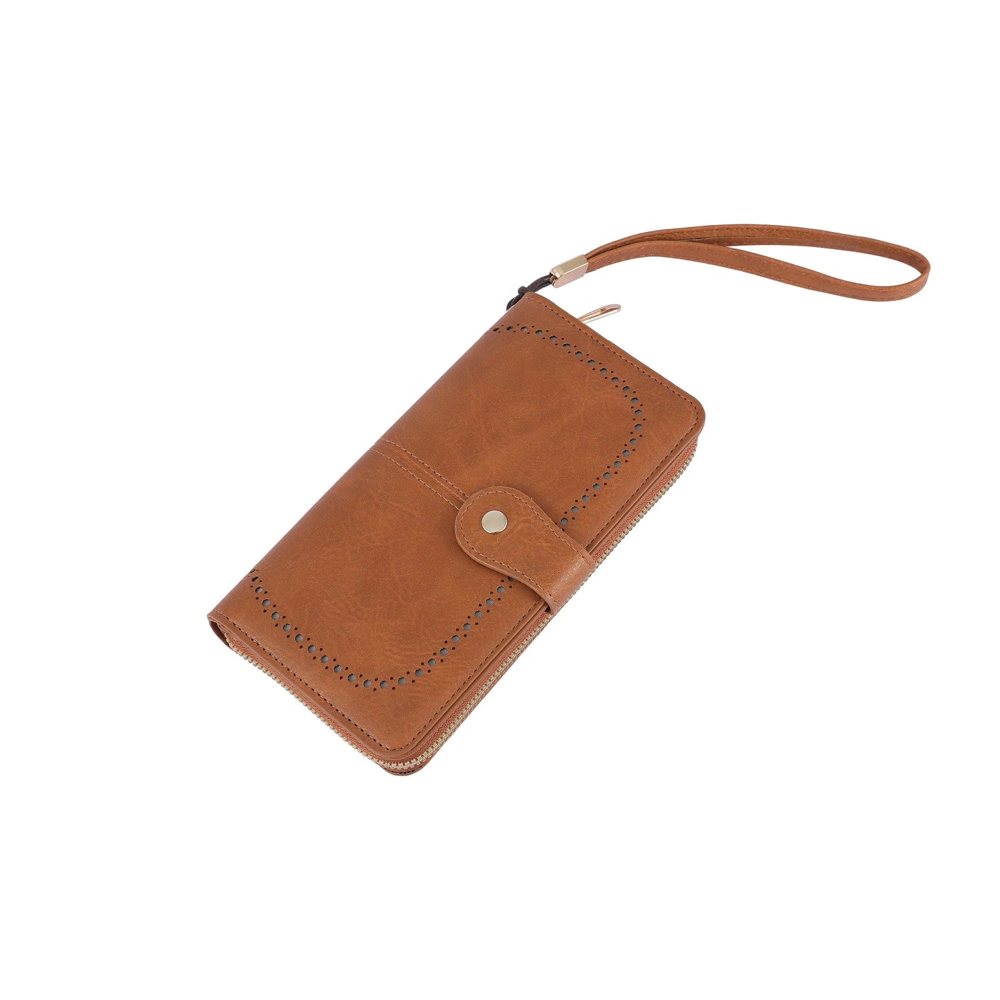 Rachel Vegan Leather Laser Cut Out Detail Wallet/Wristlet